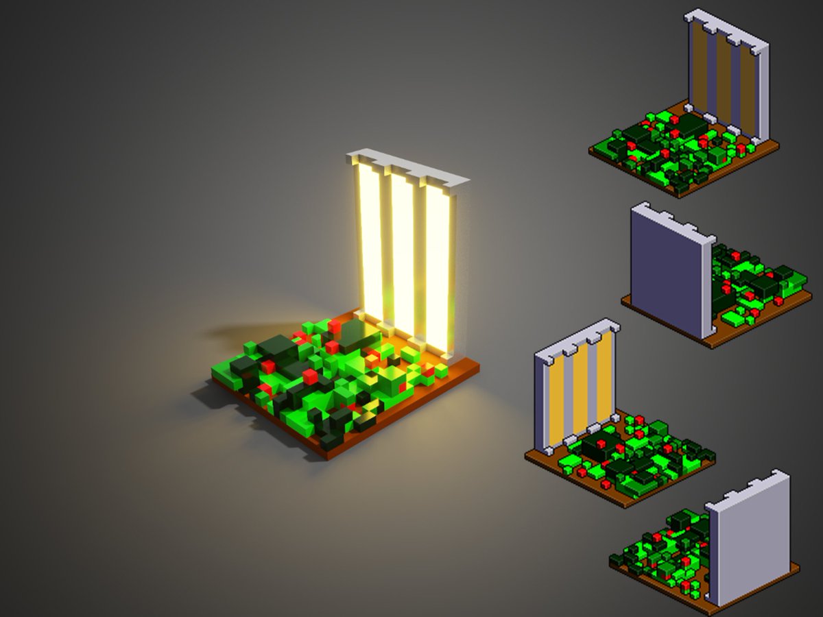 Voxel test 1 🍀

2D iso render are amazing

#VoxelArt #Magicavoxel