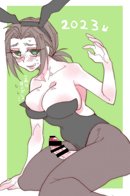 一日一枚。今更だけど新年ふたなり作家ちゃん。
#ふたなり 