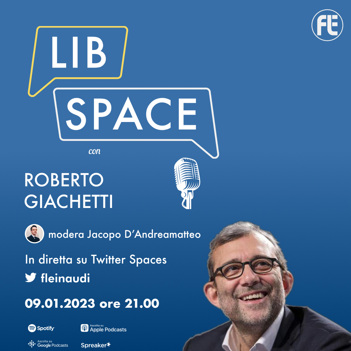 fleinaudi's tweet photo. Pronti per una nuova puntata di #LibSpace!
Lunedì, ore 21:00, con @bobogiac
Conduce: @jdandreamatteo
Clicca qui per attivare il promemoria👇🔔
https://t.co/hjh41XaMw7 https://t.co/tvs3eZYRkq