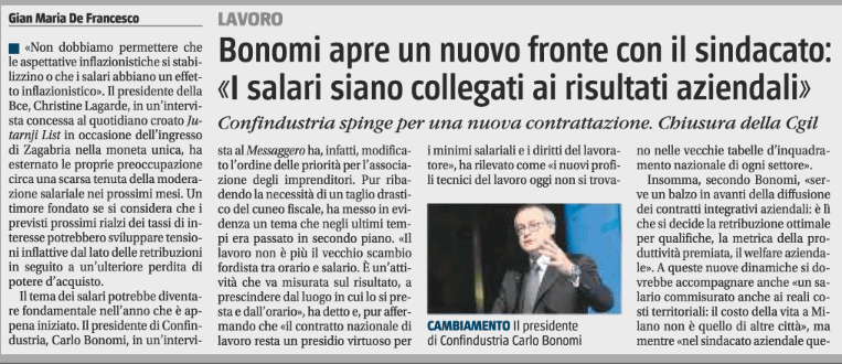 aiwa_welfare's tweet photo. 📝 @CarloBonomi_ «Serve un balzo in avanti della diffusione dei contratti #integrativi aziendali: è lì che si decide la #retribuzione ottimale per qualifiche, la metrica della #produttività premiata, il #welfareaziendale». #RassegnaWelfare🗞️ https://t.co/sUzb9oMZVt