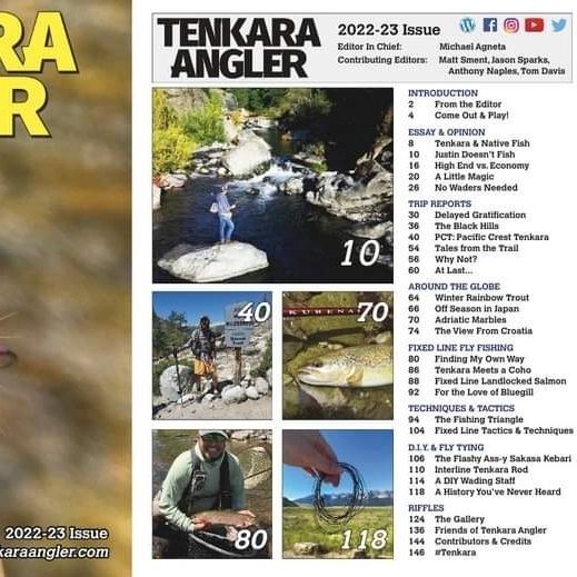 TenkaraAngler's tweet photo. Your TA Winter Issue is AVAILABLE NOW! Another amazing collection of fly fishing content sourced through our community of friends and fans. There is so much packed into this issue.  A high quality production that will last forever.  This is an excellent … https://t.co/5AIerGfNrR https://t.co/GUQsfnb4J5