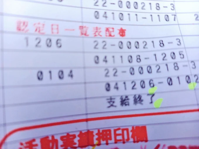 ハロワ支給終了… 