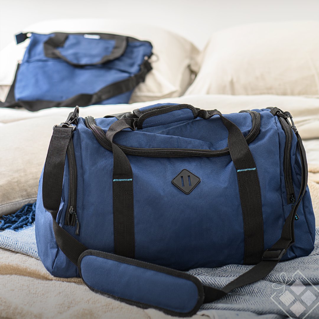Saving the ocean one bag at a time! The Repreve® Ocean duffel bag is made from recycled ocean plastic. Featuring a large zippered main compartment, two zippered side pockets for items like shoes or accessories, and carry grab handles. Interested? Enquire now! #itemoftheday