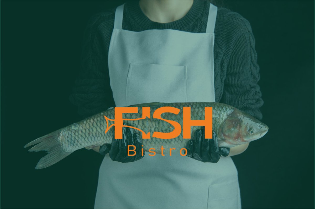 b_hamzee_'s tweet photo. Fish Bistro is a restaurant that specializes in sourcing, preparation and serving of seafood cuisine and dishes (as opposed to frozen products), fish only.

The task was to develop a minimal, memorable, luxury identity. 
Here is what I delivered. https://t.co/7jK7zgpyNK