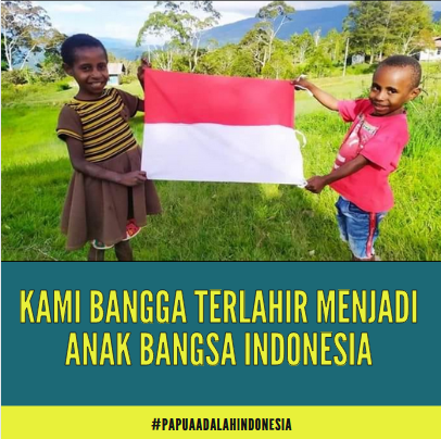 Papua telah merdeka bersama Indonesia.