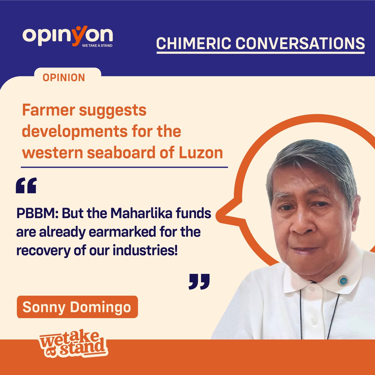 OpinYonNews's tweet photo. Farmer suggests developments for the western seaboard of Luzon
By Sonny Domingo
Read more
https://t.co/YvmpwAE0vi
#Farmer #WesternSeaboard #Luzon #Chimeric #Conversations #ChimericConversations #Column https://t.co/Hh6dpZ7uyN