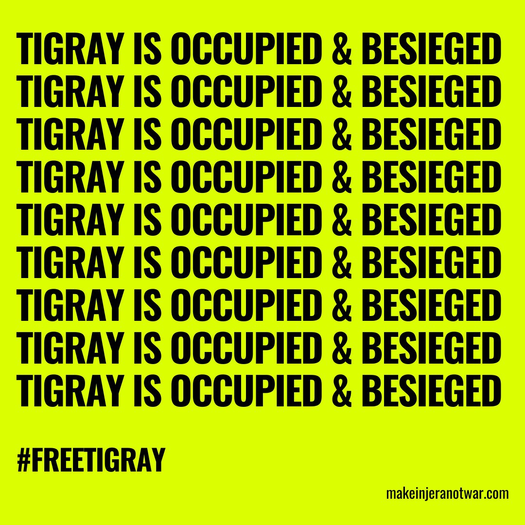 There is no normalcy in Tigray.