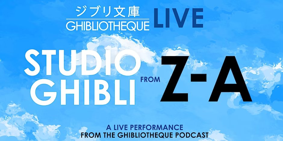 Friday 27 January, 6pm - Our Z-A of Studio Ghibli live show, followed by a screening of BELLE at <a href="/tapeartscentre/">TAPE Music & Film</a>'s Coastline Film Festival in Old Colwyn

(Free!) Tix: eventbrite.co.uk/e/coastline-fi…