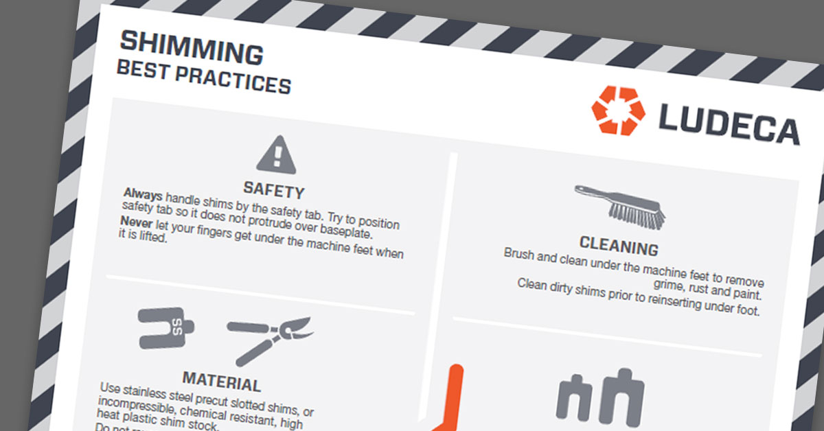 LudecaInc's tweet image. Download our Shimming Best Practices for 7 things to consider when using shims for #precisioninstallation, #precisionalignment, & correct softfoot! With our SS precut Accushims eliminate hand-cutting, material waste, & prevent accidents with safe removal. ludeca.com/ludeca-knowled…