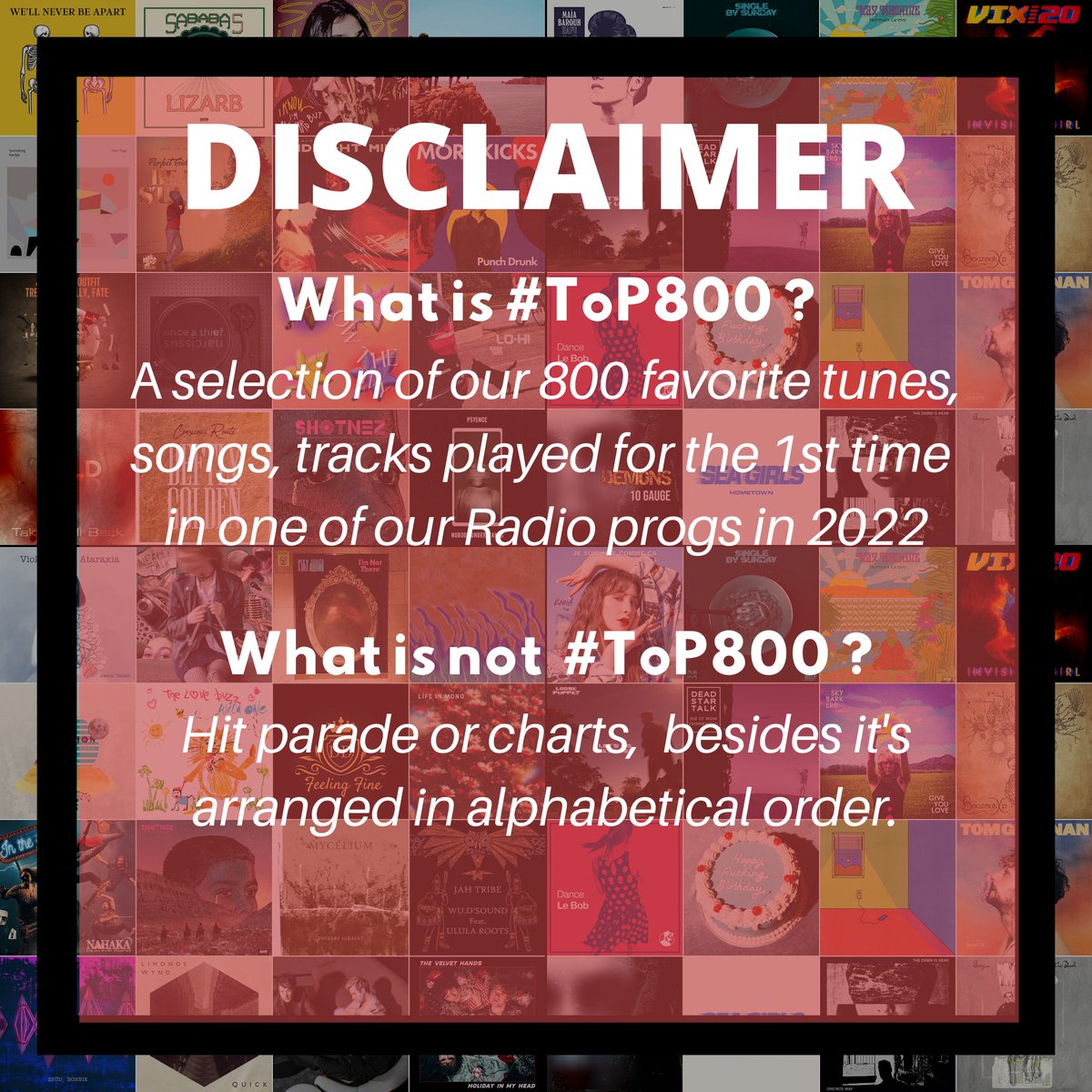 RadioKC's tweet photo. 1st 𝟮𝟬𝟮𝟮 #ToP800 #STATS 4/8
🟢61 acts get 2 tracks
@ASMastateofmind │ Aze │ @BlossomsBand │ @brakelooseband │ Bon Jour │ @camensuk │ @columbiamills │ @ConsciousRoute │ @dfnsemusic │ @DCMI_band │ @DoomCannon__ │ @ElectricEnemy_ │ @filligar
.../... https://t.co/FXHTATpgT5