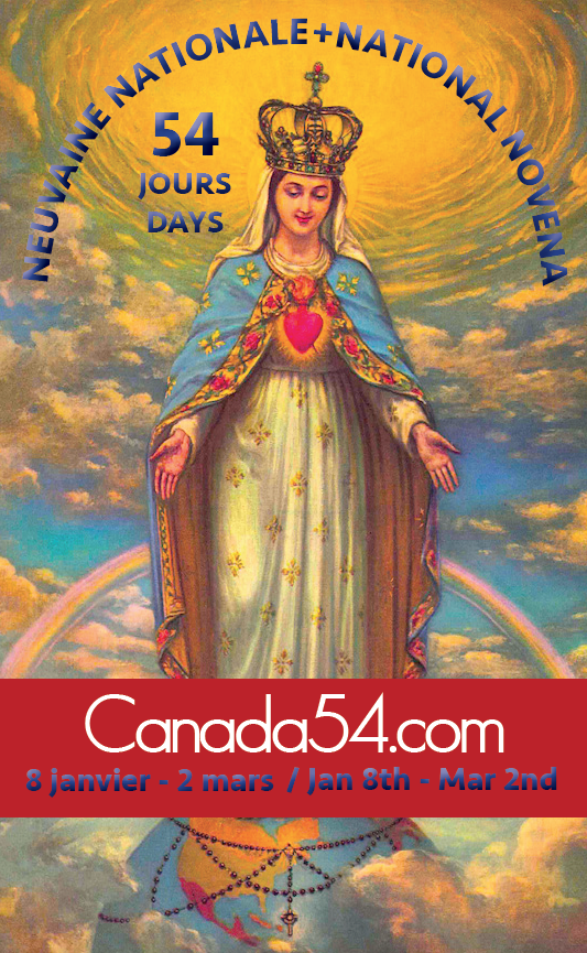 RosaryBridge's tweet photo. https://t.co/ix9ePtlYy8 Thanksgiving &amp; Invitation - National Novena January 8 - March 2
Thank Mary for visiting her children across Canada last year and an invitation to visit her this year at Canada's National Marian Shrine.
Bilingual prayers available - Join in anytime! https://t.co/T4DuxjFLvL