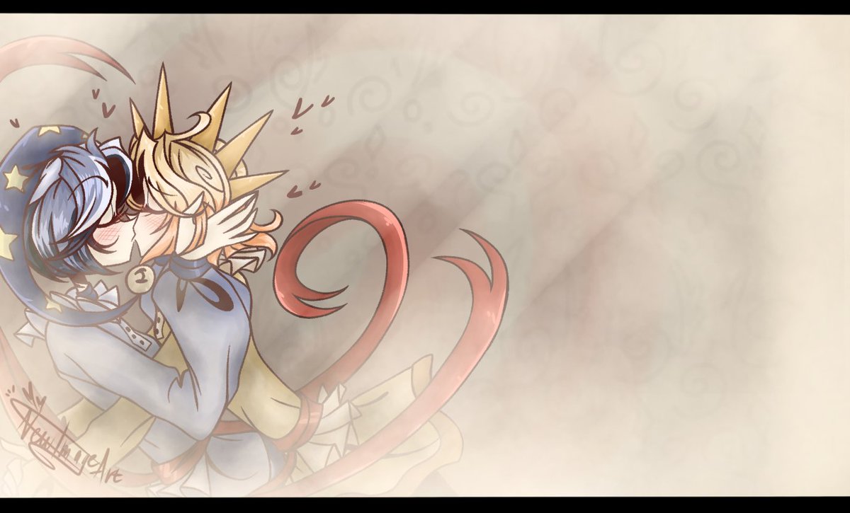 newimageart26's tweet photo. There is absolutely nothing to post. 
So, I idk- This is Zubenko☀️ and Laziness🌙

#Zubenko #Laziness #sun #moon #OC #artwork #digitalart #drawing https://t.co/OmQvMZW5ua