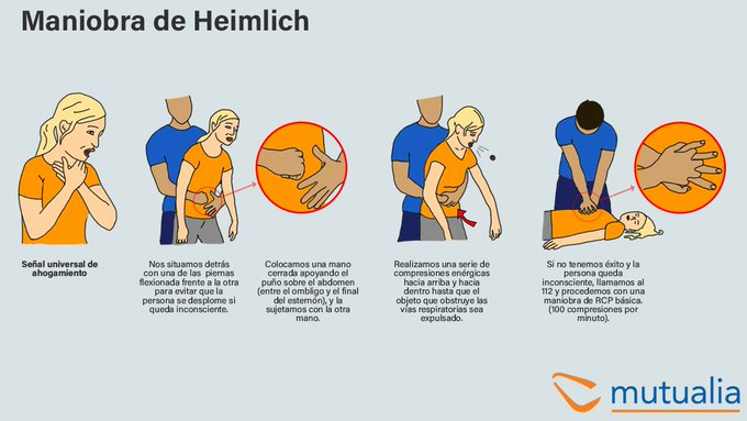 prevencionjcyl's tweet photo. Aprende a realizar la maniobra de Heimlich con @mutualiamutua https://t.co/qdjnJQNUUm