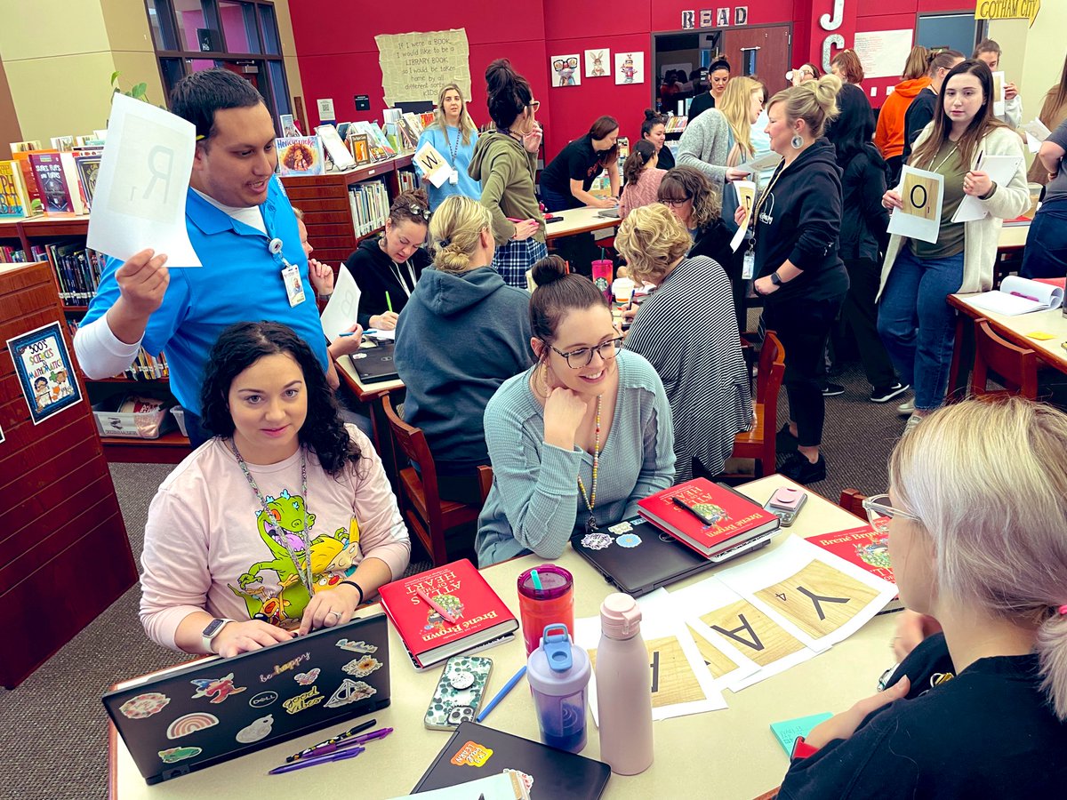 J.C. Thompson Elementary (@jctelementary) on Twitter photo We have some staff Scrabble action happening this morning here at JCT! The place to be! Double points for instructional/curricula words! 🤩 <a href="/LAERomer/">Leigh Anne Romer</a> <a href="/NorthwestISD/">Northwest ISD</a> <a href="/stephesp7/">Dr. Stephanie Espinosa</a> #WILDAboutJCT We have some staff Scrabble action happening this morning here at JCT! The place to be! Double points for instructional/curricula words! 🤩 <a href="/LAERomer/">Leigh Anne Romer</a> <a href="/NorthwestISD/">Northwest ISD</a> <a href="/stephesp7/">Dr. Stephanie Espinosa</a> #WILDAboutJCT