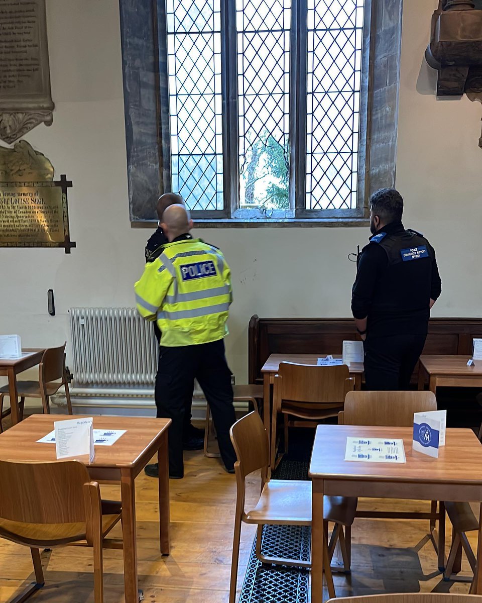 Saddened to learn that @TauntonMinster has been broken into. They have asked that anyone who saw any suspicious behaviour overnight to report it to @ASPolice.