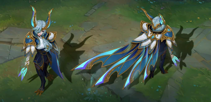 Winter blessed Xayah FANART 