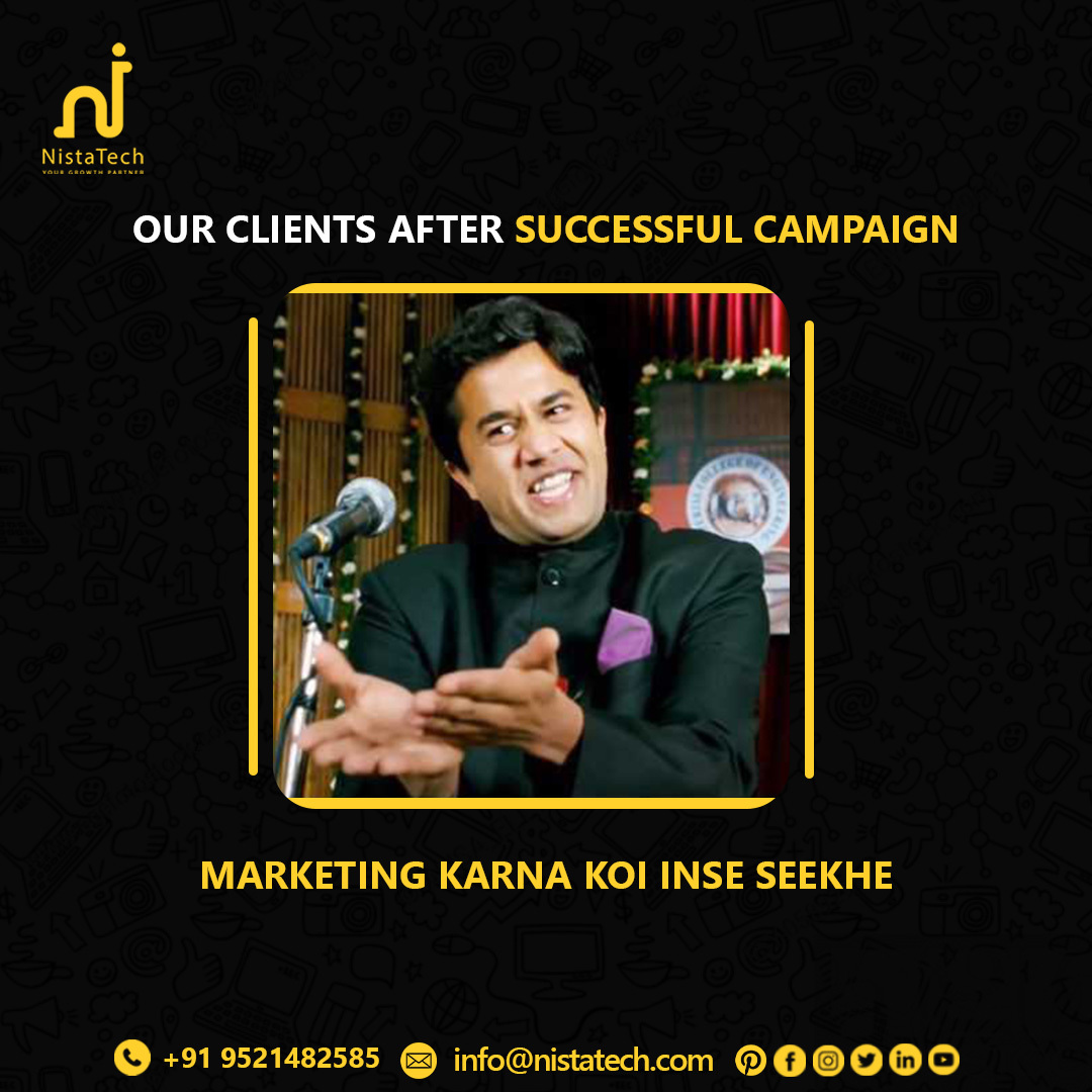 TeamNistaTech's tweet photo. 𝗢𝘂𝗿 𝗦𝗲𝗿𝘃𝗶𝗰𝗲𝘀
Social Media Marketing
Social Media Ad. Campaign
Search Engine Optimization
Content Marketing
Google Ads.
Online Reputation Management
Graphic Designing
Video Marketing
Web Development
Web Designing
App Development
App Store Optimization

#digitalmarketing https://t.co/DImsC8Z2ur