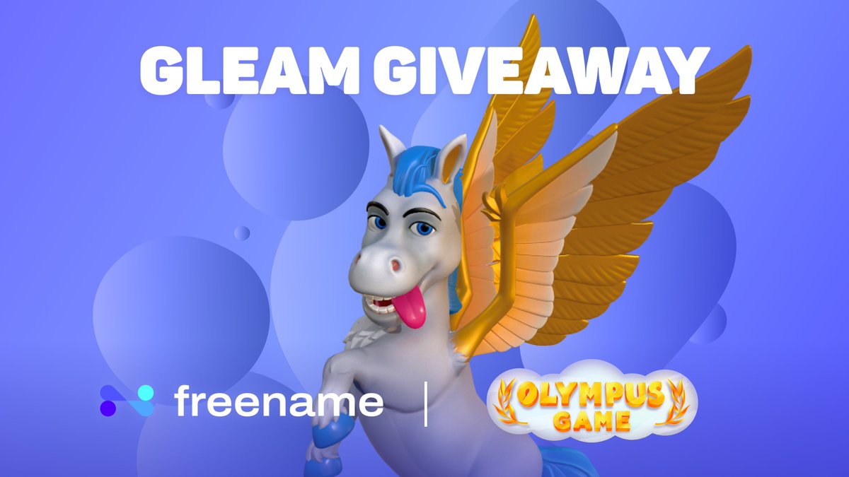 OlympusRaid's tweet photo. New Year, new #Gleam #Giveaway in a collab with @freenameio 🥳

To win:

⚡️Olympus Game⚡️
$50 in OLYMP x4

🚀Freename🚀
Freename #NFT Domain x10

Participate here👉https://t.co/tLOhdTWaS6 https://t.co/ZM2A3ZCeeD