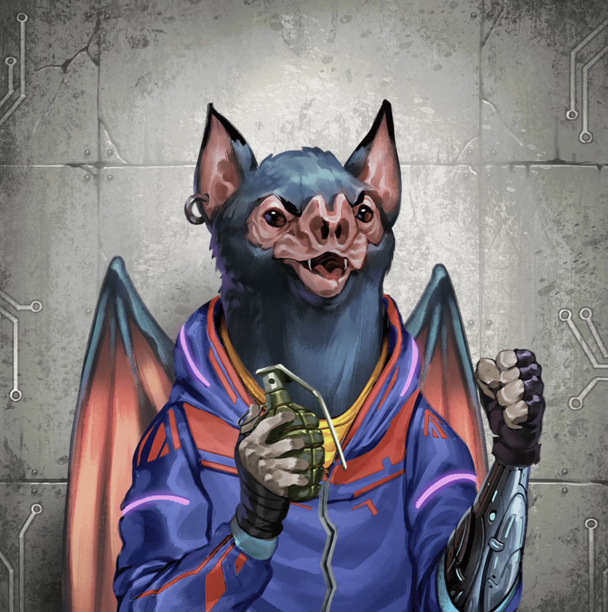 GM Nosfe! Psycho Airthieves, SVWS Urban 🦇
Free minting on survivewilds.com 🚨