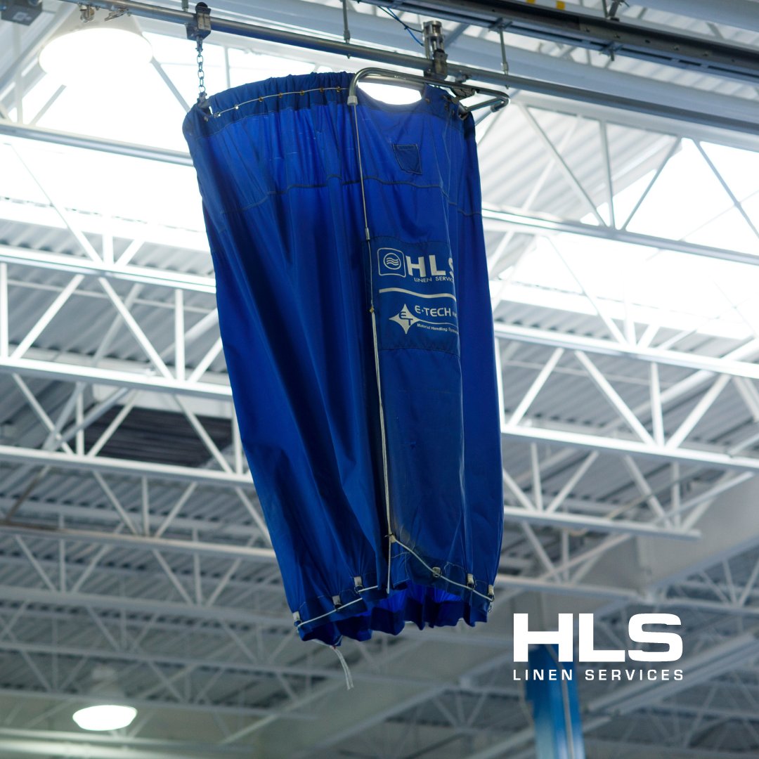 HLSOttawa's tweet photo. The movement and storage of linen slings around the plant are through a ceiling-rail system that uses the force of gravity instead of a manual or robotic function. The system is a space and energy saver that leverages automation processes.

#HLS #EnvironmentallyFriendly https://t.co/YJ4CauDT4j