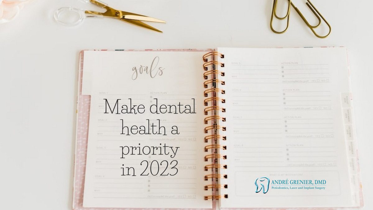DrAndreGrenier's tweet photo. Dental health is very important in our overall health.  Make it a goal to brush and floss twice a day in 2023! https://t.co/QLJ2LfMA59