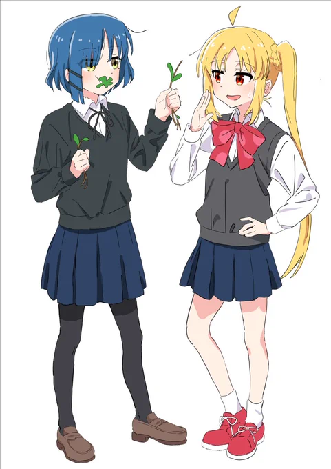 山田リョウさんと伊地知虹夏さんの絵です 