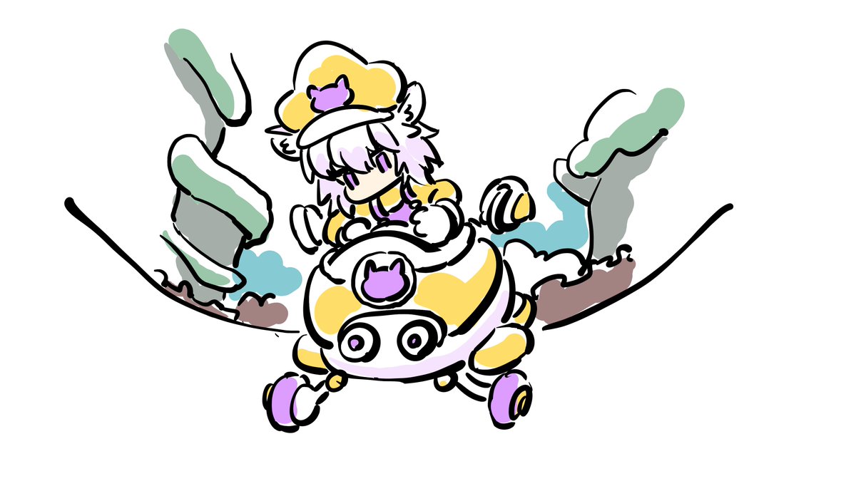 猫又おかゆ 「#絵かゆ 」|sukkiriのイラスト
