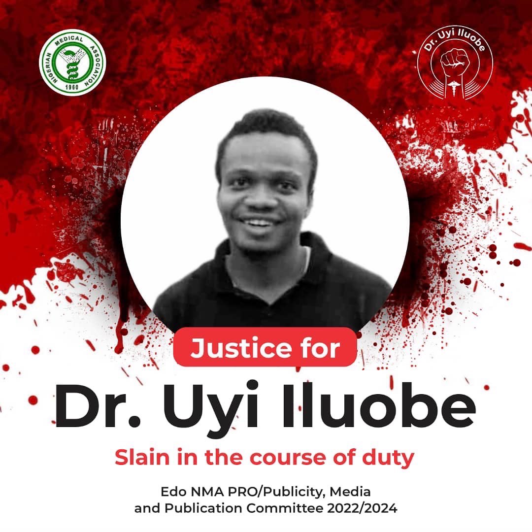 MedNorms's tweet photo. #JusticeforDrUyi https://t.co/kGAadNQ41q