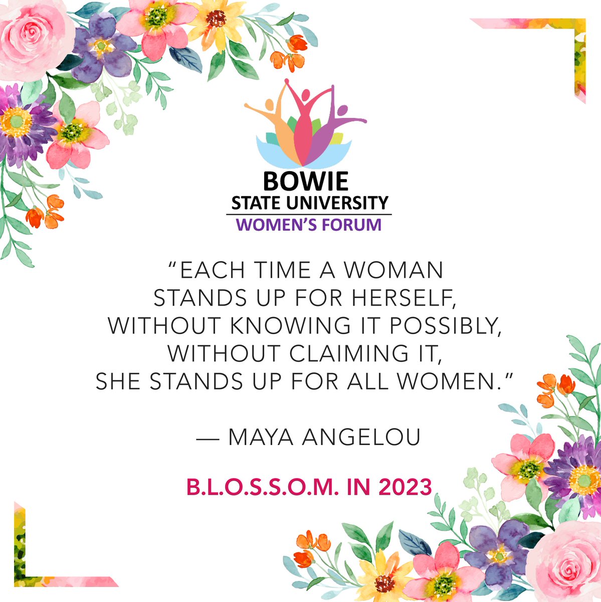 BSUWomensForum's tweet image. Let's make 2023 our best year! Looking ahead to a phenomenal year of women who triumph, succeed, and BLOSSOM! 💜💜💜

Happy New Year from the @BSUWomensForum!