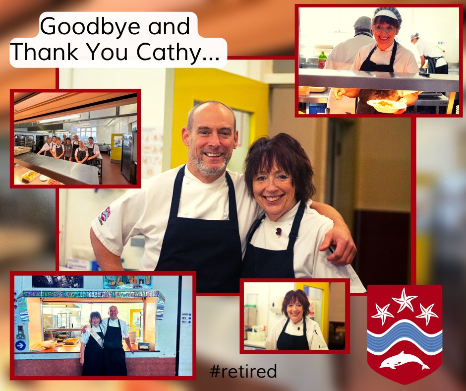 After 27 years, Cathy our Kitchen Manager has retired, and we can't thank her enough for the many, many years service she gave to thousands of Churston students over those years.

Enjoy your cruise Cathy, it's the least you deserve!

#CFGS #longservice #retired #thankyou