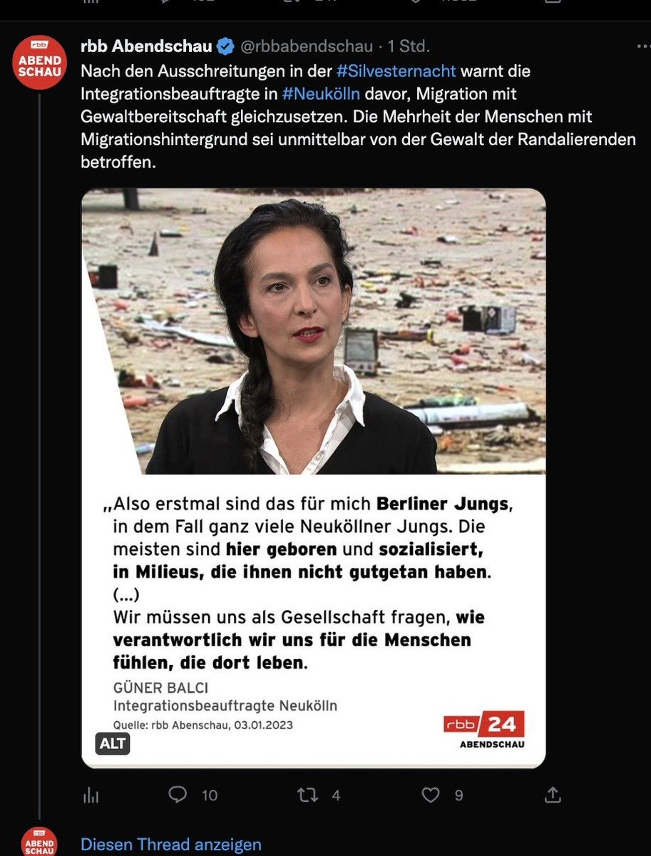 Alice_Weidel's tweet photo. Waren eben alles "Berliner Jungs" an Silvester. Der Preis für die Verharmlosung des Tages geht heute an Güner Balci, Integrationsbeauftragte in #Berlin-Neukölln. #Silvesternacht #AfD #UnserLandZuerst https://t.co/qHGXStBqwB