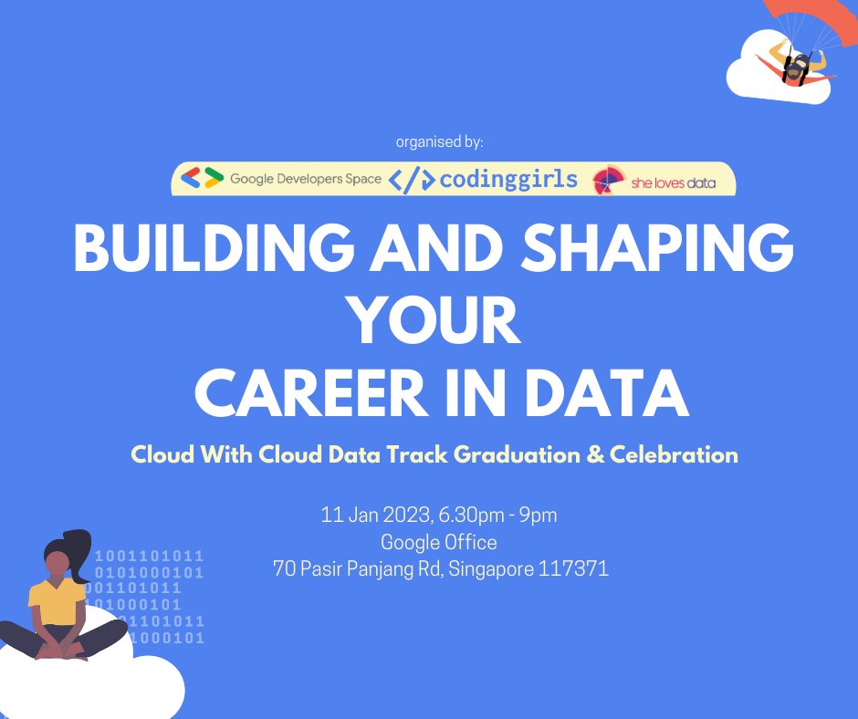 Data practitioners, builders and enthusiasts, attention please!We invite role models in the tech industry to share their journey with us on how to establish a successful career in data.  

Details and sign up here:lu.ma/cwcdata