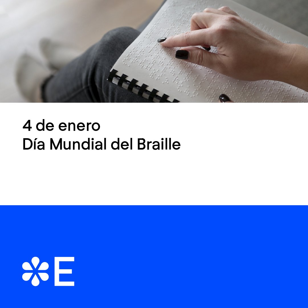 educacion_mec's tweet photo. 🗨 ¿Sabías qué?

Hoy, 4 de enero, es el Día Mundial del Braille, un sistema de escritura y lectura táctil que ha permitido la alfabetización, el acceso a la cultura y la participación social de las personas ciegas y con baja visión. https://t.co/Nzse7OupBr