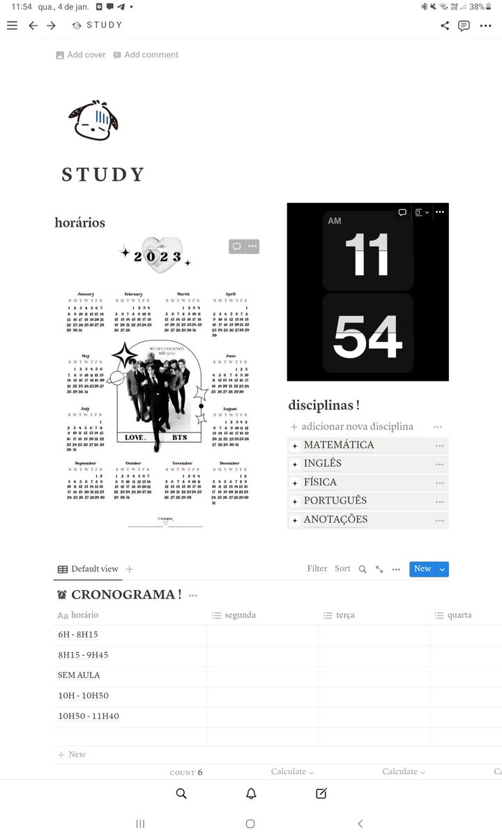 sasnotes's tweet image. aos poucos estou aprendendo a mexer no notion