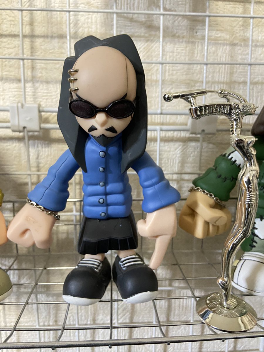 久しぶりにKORNのフィギュア飾ってみた。 ジョナサンハゲすぎだろ🤣 #KORN