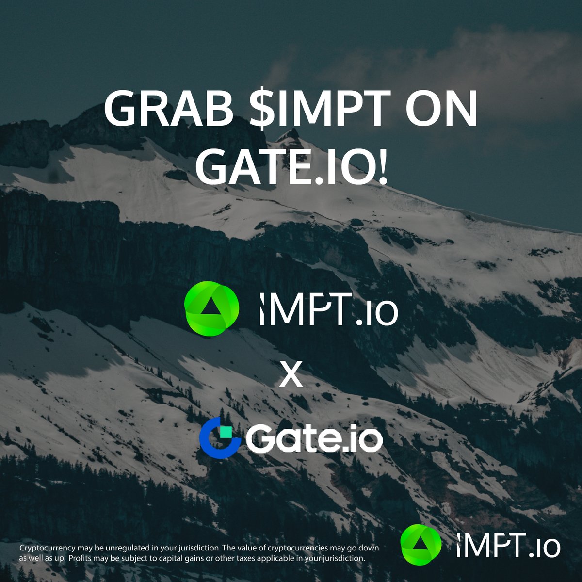 IMPT_token's tweet photo. Don’t forget, #IMPT Crew - $IMPT is now available on @gate_io! 🙌🏻
 
Head over to @gate_io and grab some $IMPT now ⬇️
 
https://t.co/0T7IGVkjHl https://t.co/Anry1zjsI1