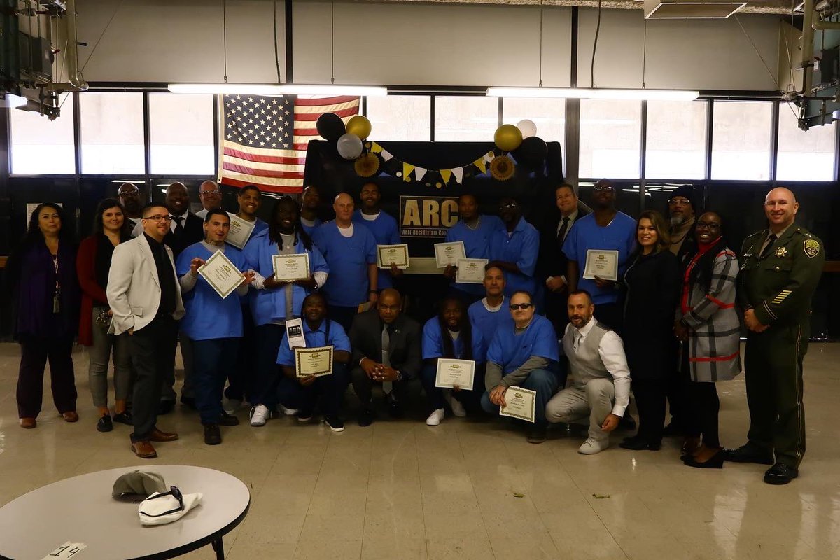 ARC’s Hope And Redemption Program at New Folsom State Prison.  This is the first of many graduations to come.  This is what is possible when people that are closest to the problem have the resources to provide the solution. This is what rehabilitation and 2nd Chances look like.
