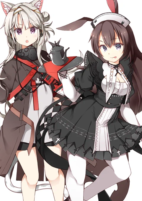 スキン衣装交換エイプリル&カゼマル#アークナイツ #明日方舟 #Arknights 