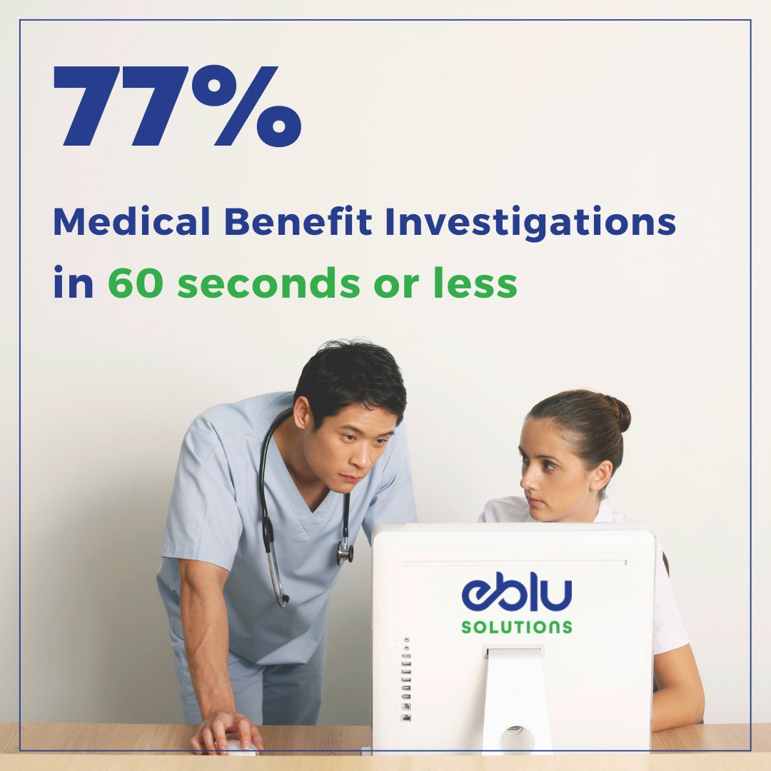 eBluSolutions's tweet image. Blizzard season is among us. ❄️

What if you could achieve 77% of benefit investigations in 60 seconds or less?

#benefitinvestigation #practicesupport #specialtymedicine #insurance