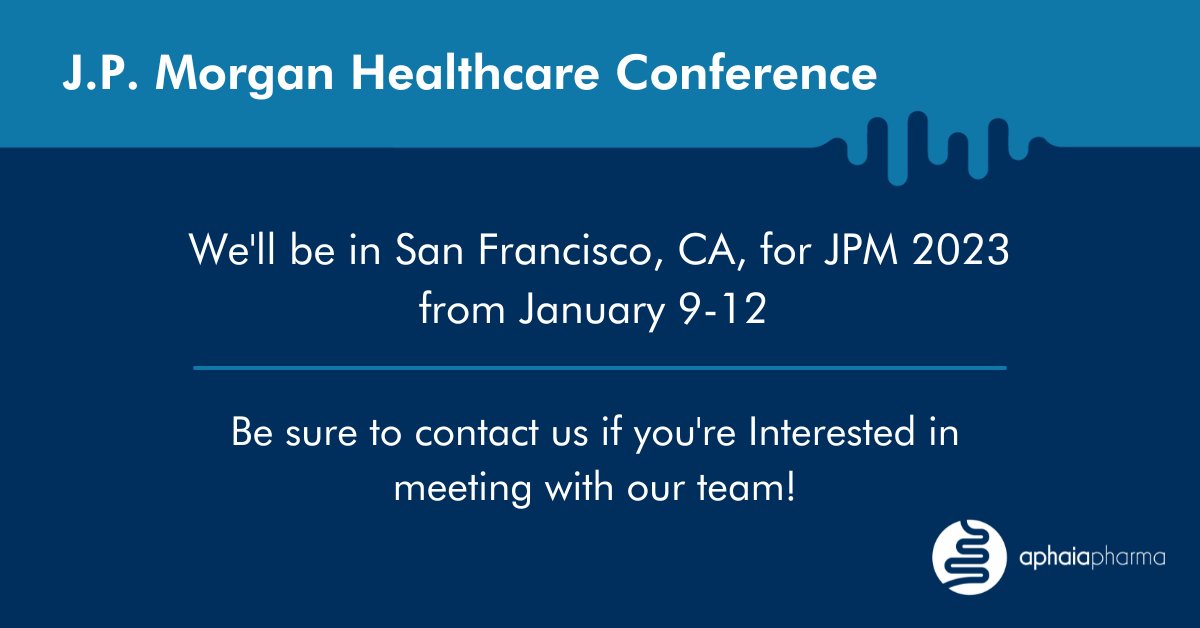 AphaiaPharma's tweet photo. We’ll be in San Francisco for the @jpmorgan Healthcare Conference from Jan. 9-12. If you’re interested in meeting with us to learn about our approach to restoring endocrine balance for the prevention &amp; treatment of #MetabolicDiseases, contact us: https://t.co/D9v9gP6MLh #JPM2023 https://t.co/TeuvtSoU0d