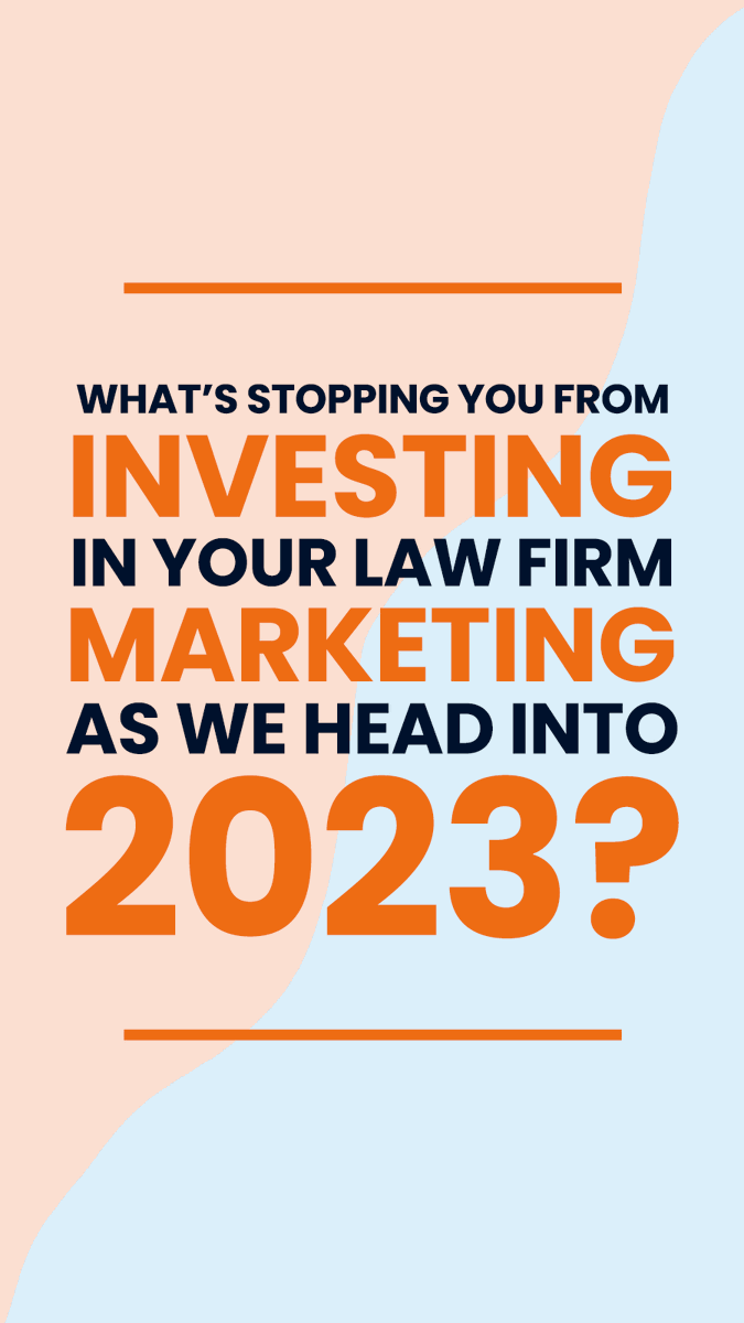 Do you have a digital marketing strategy in place for 2023?

Get in touch today to learn how we can help make 2023 the best year for your business.

#lawfirm #lawyers #legalmarketing #lawyermarketing #digitalmarketing