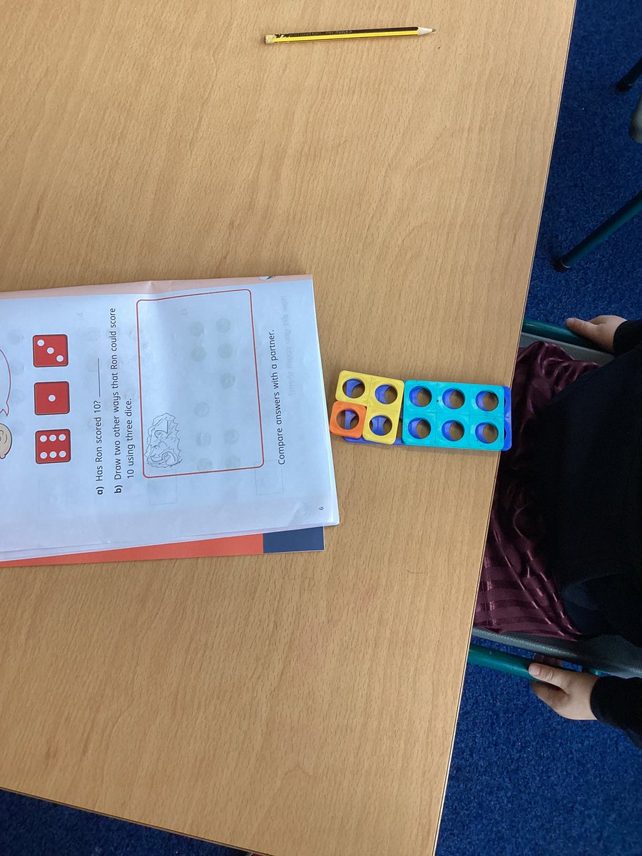 CharlesPrimary1's tweet photo. This morning Year 1 were exploring the many ways to make 10 by adding three numbers together. We were amazed at how many different ways there ended up being! #StChMaths https://t.co/2Qk62AMca7