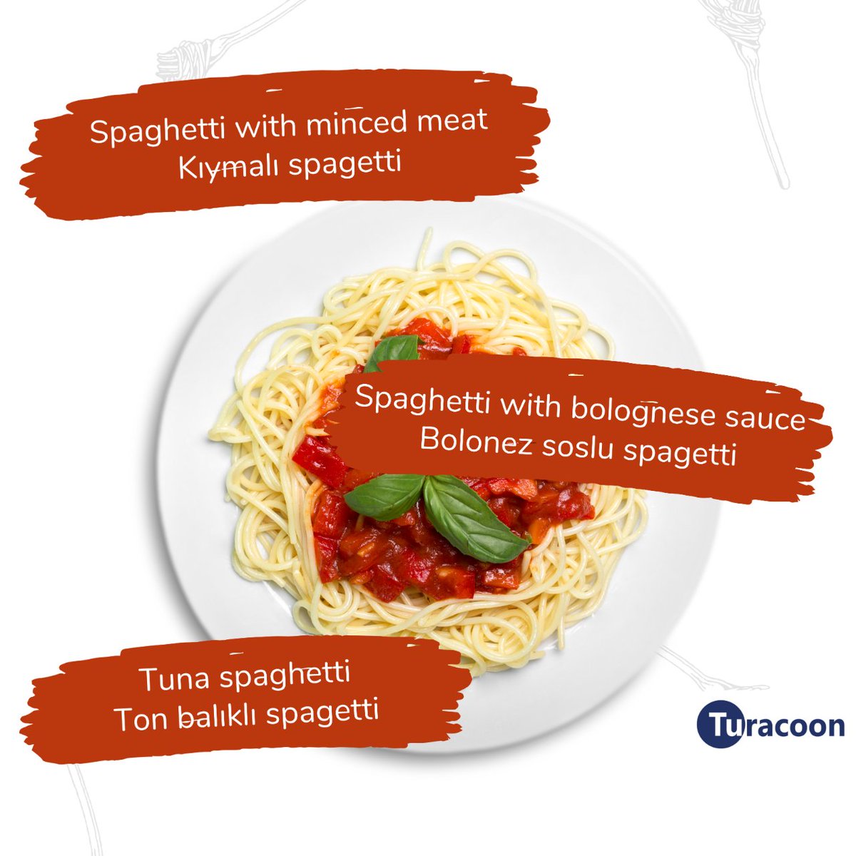 turacoon's tweet image. Happy world spaghetti day! 😍
What&apos;s your favorite type of spaggetti?
Come on leave a comment! 👇

#learnturkishlanguage #learnturkishwords #learn #türkçe #keşfet