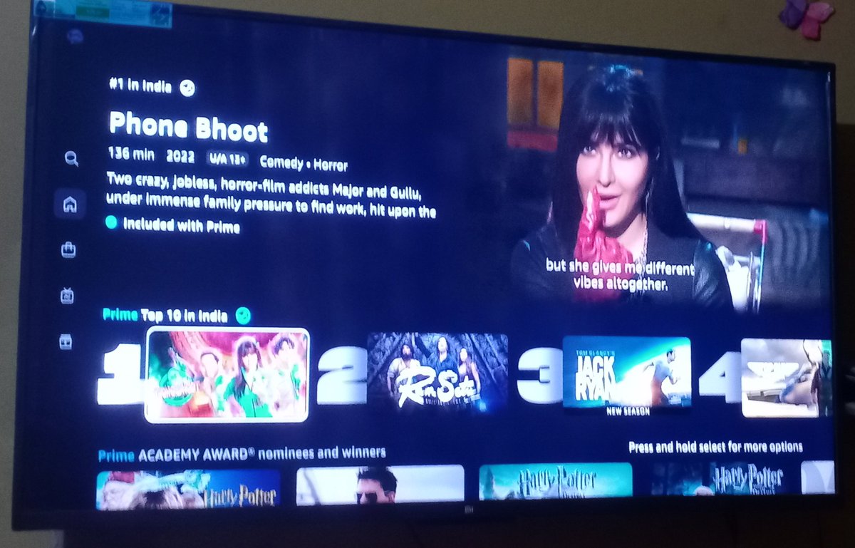 PhoneBhoot is Trending at No.1 in India on Amazon Prime ✨ Go Watch & Enjoy this Crazy unique flick all !!

#PhoneBhoot #KatrinaKaif @PrimeVideo