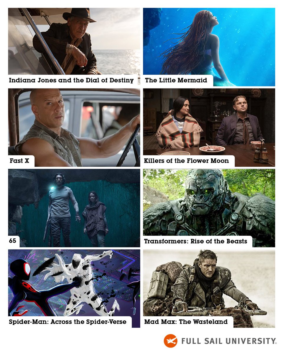 FullSail's tweet photo. What film release are you anticipating most in 2023?
🤔🎥🎬 https://t.co/WEGhzGyJoG