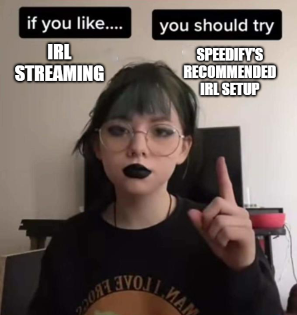 speedify's tweet photo. #FunFact: Speedify has figured out a simple #IRL livestreaming setup that we would recommend: #iPhone bonding its own cellular with the #WifiHotspot of another phone in #Speedify, streaming through #LarixBroadcaster, with #Priorities &amp; #BondingMode set to Auto! https://t.co/gdvGrwxzPb