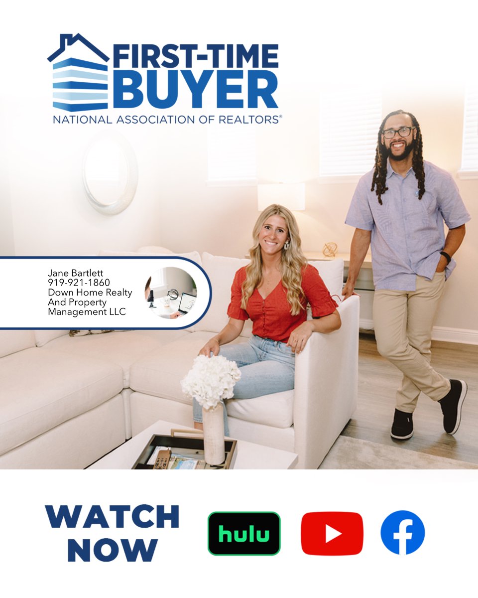 bartlett_jane's tweet photo. Watch as real estate rookies discover creative pathways to home ownership by following the lead of a REALTOR® in “First-Time Buyer,” streaming now on Hulu and https://t.co/goHFVvZzXR! https://t.co/cJdPskkV80 https://t.co/vKluuWJ8Iv