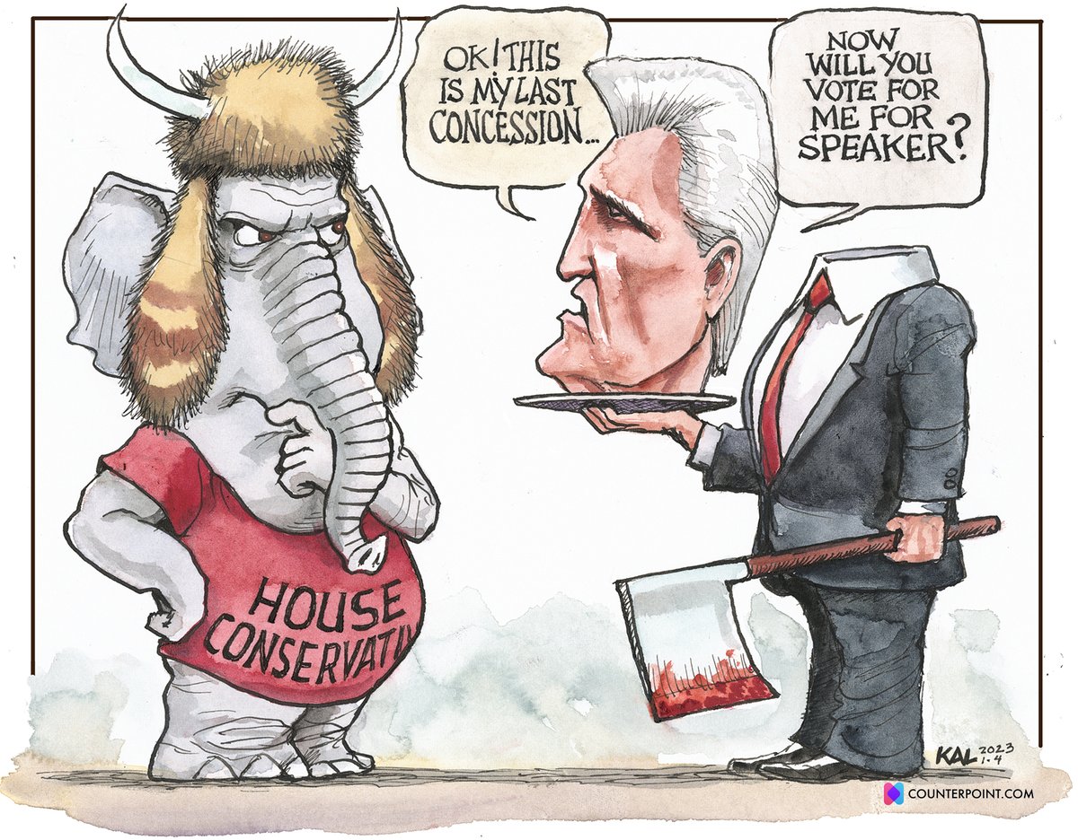 kaltoons's tweet image. This could work for Kevin McCarthy. @newcounterpoint #McCarthy #McCarthyFails #KevinMcCarthy #GOP #Republicans #Satire #cartoon