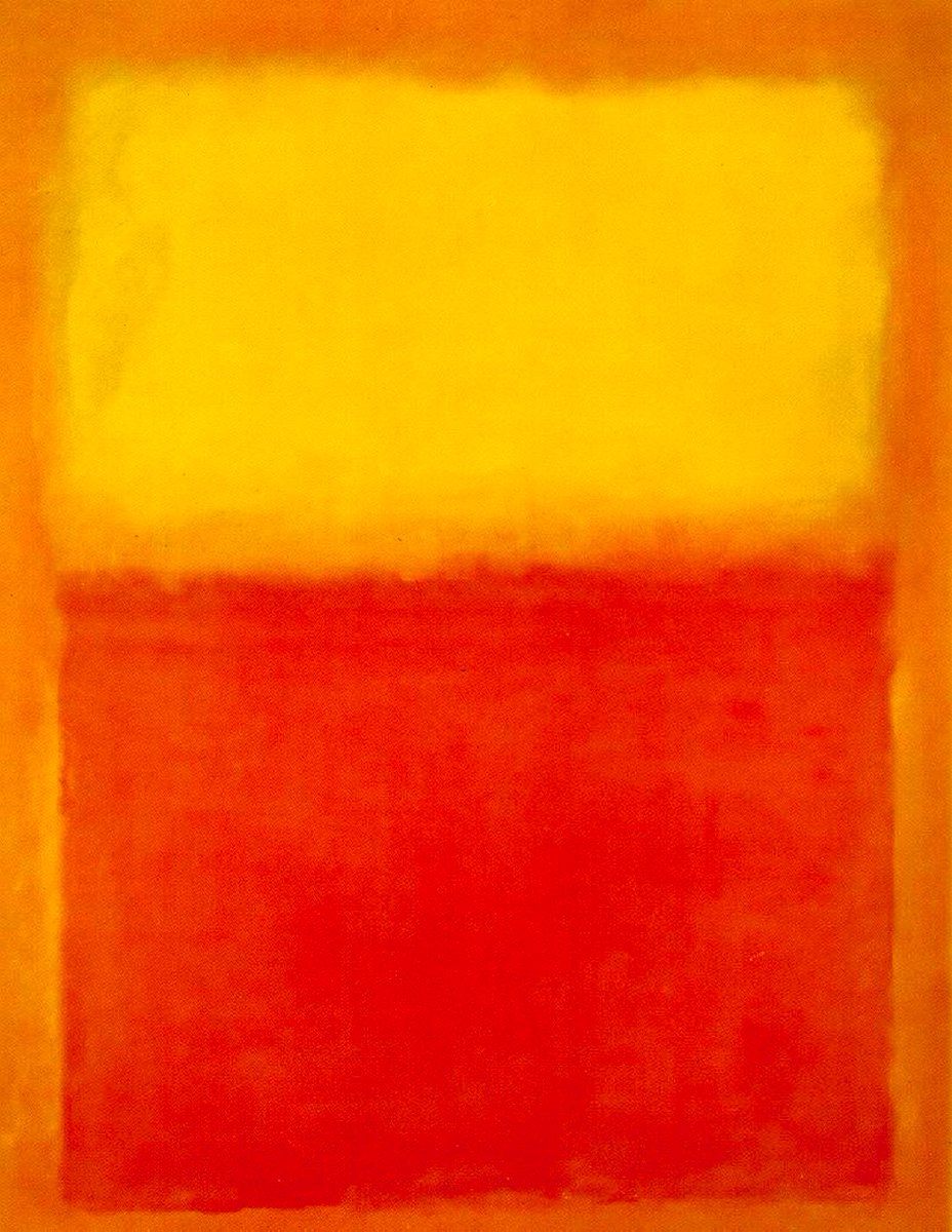 GM Sunshine☀️

Orange and Yellow, Mark Rothko @artistrothko 1956 #markrothko