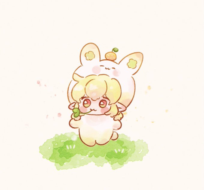 「blonde hair rabbit costume」 illustration images(Latest)